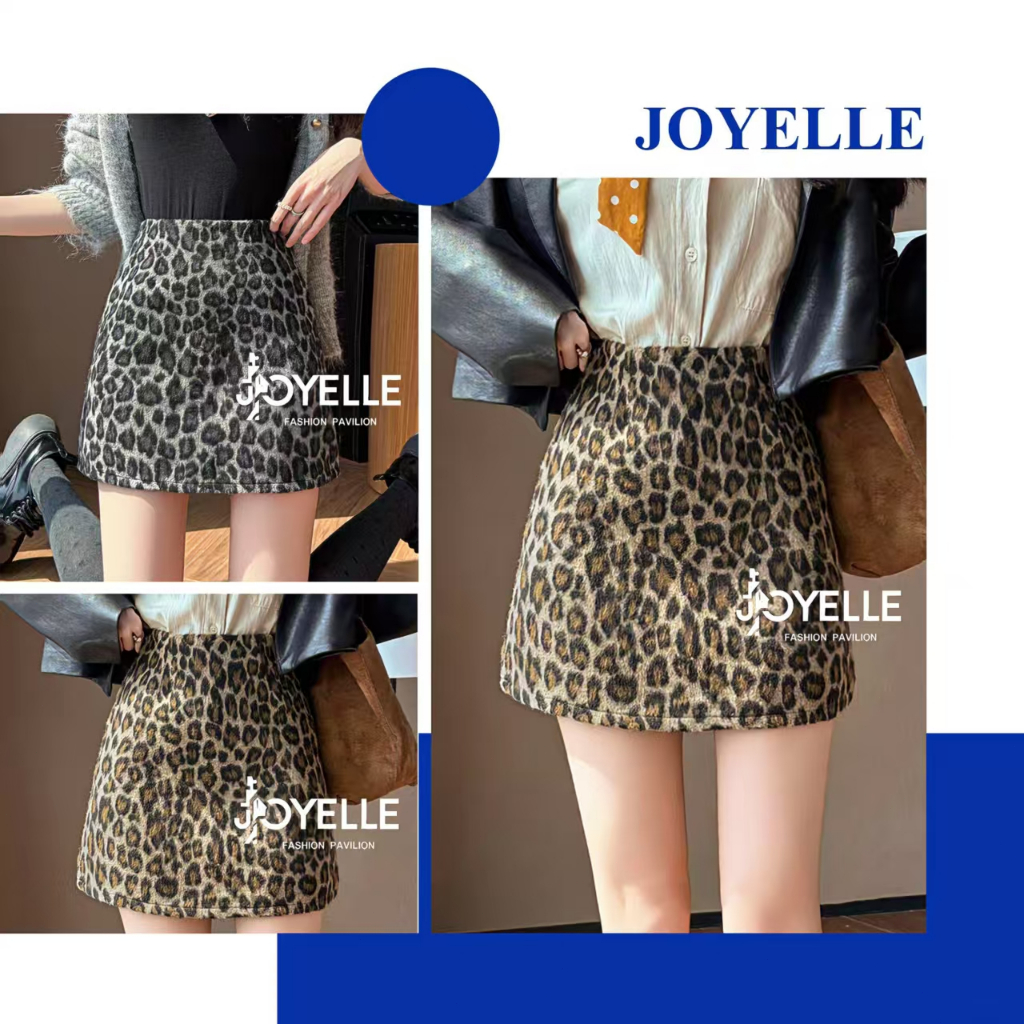 พร้อมส่ง กระโปรงสั้นลายเสือดาว กระโปรงทรงเอสายฝอ ทรงแคบ เอวสูง รัดรูปเซ็กซี่ แฟชั่นผู้หญิงเกาหลี Lady Women
