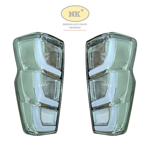 ไฟท้าย อีซูซุ ดีแม็ก ออนิว 23'-25' **โคมแต่งสีขาว LED** (ใส่ได้ตั้งแต่ ปี 20'-25') / Isuzu D-Max All