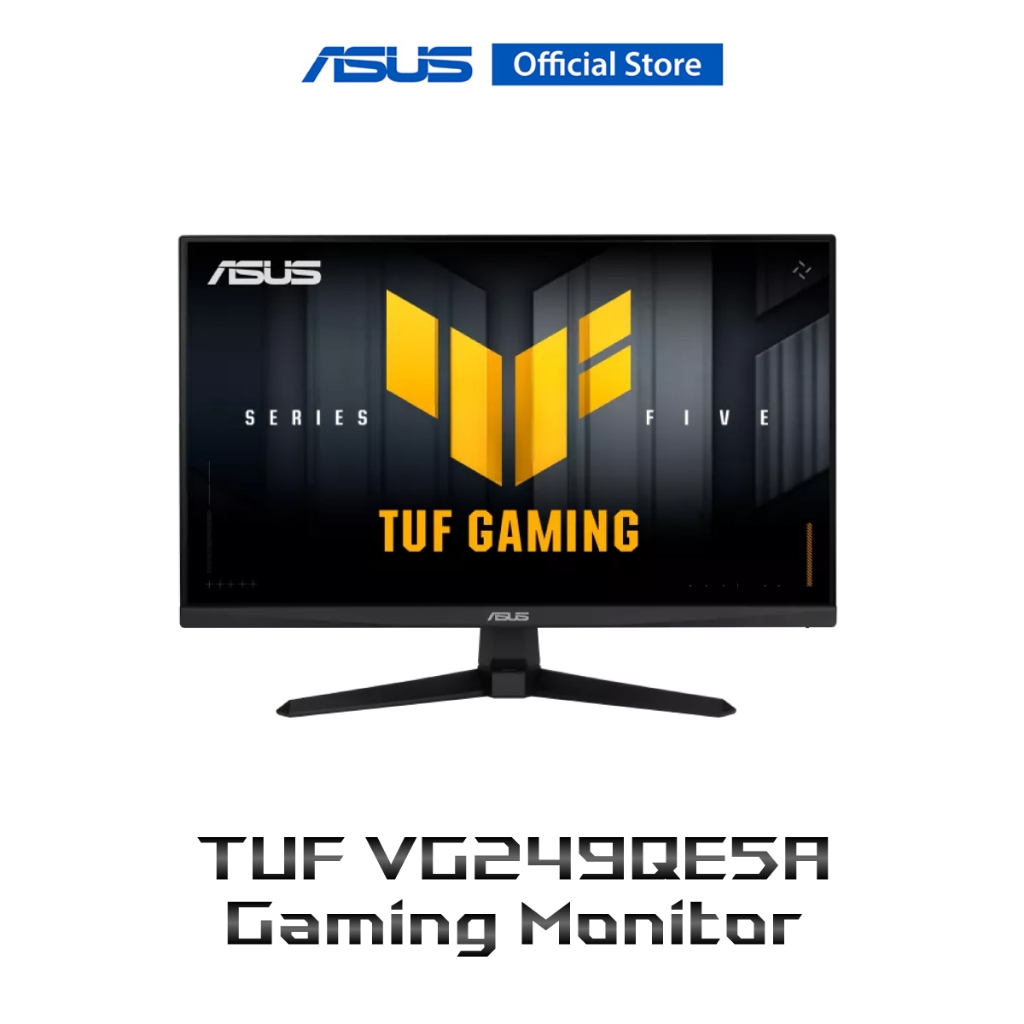 ASUS TUF VG249QE5A Gaming Monitor, 23.8-inch, Full HD(1920x1080), Overclock to 146Hz( Above 144Hz), 