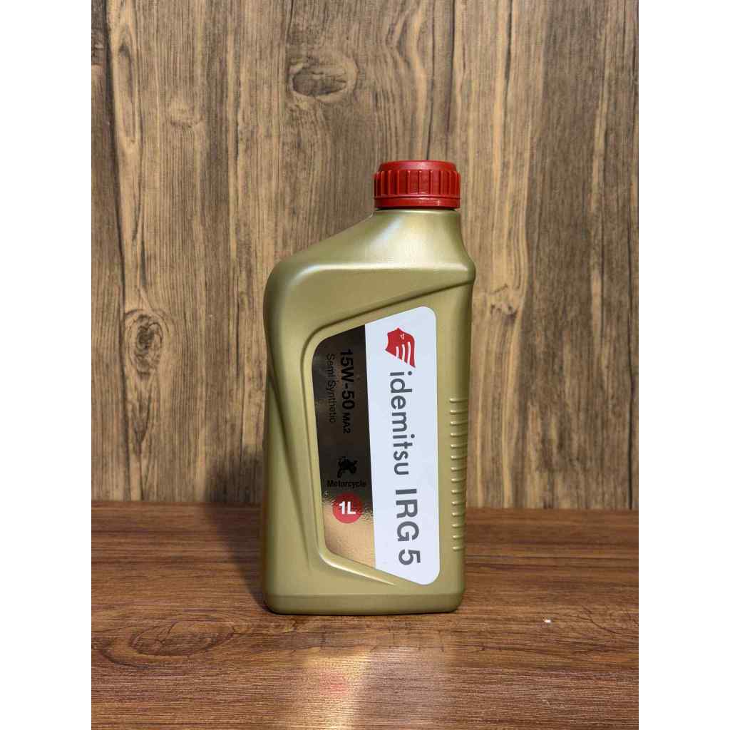 น้ำมันเครื่อง IDEMITSU IRG5 15W-50 MA2 น้ำมันเครื่องจักรยานยนต์ กึ่งสังเคราะห์