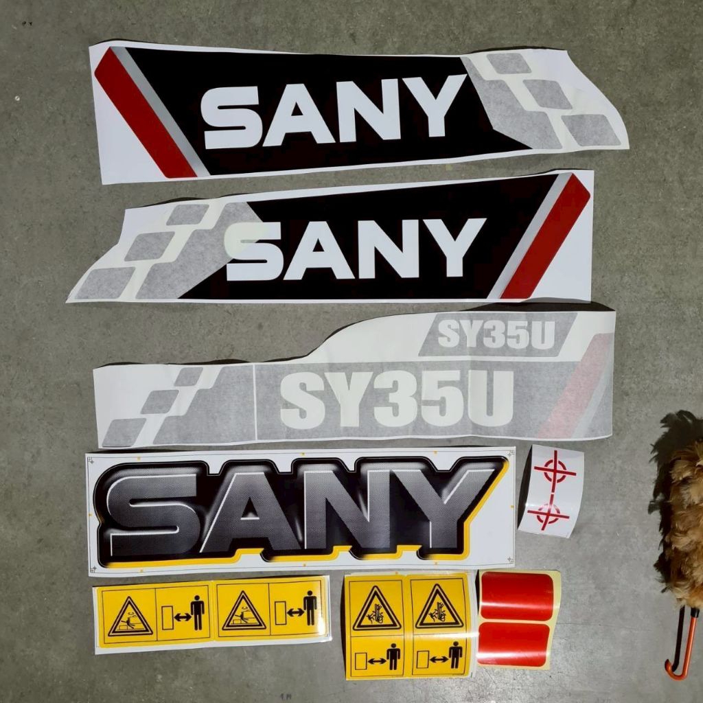 สติ๊กเกอร์ ซานี่ SY35U-10 ชุดใหญ่รอบคัน สติ๊กเกอร์รถแม็คโคร