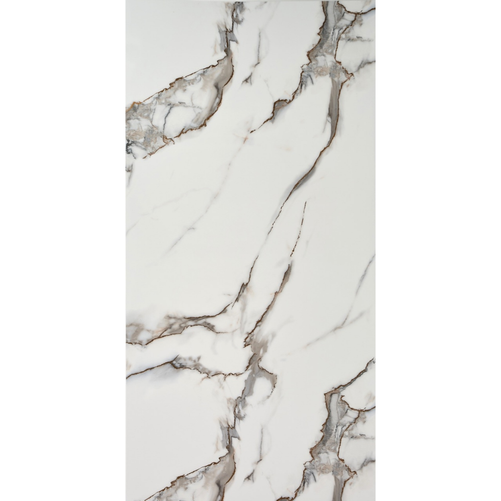 TNP บอร์ด SPC ลายหินอ่อน เคลือบ UV High Glossy สี Classic Elegance (side A/B) สำหรับตกแต่งผนัง