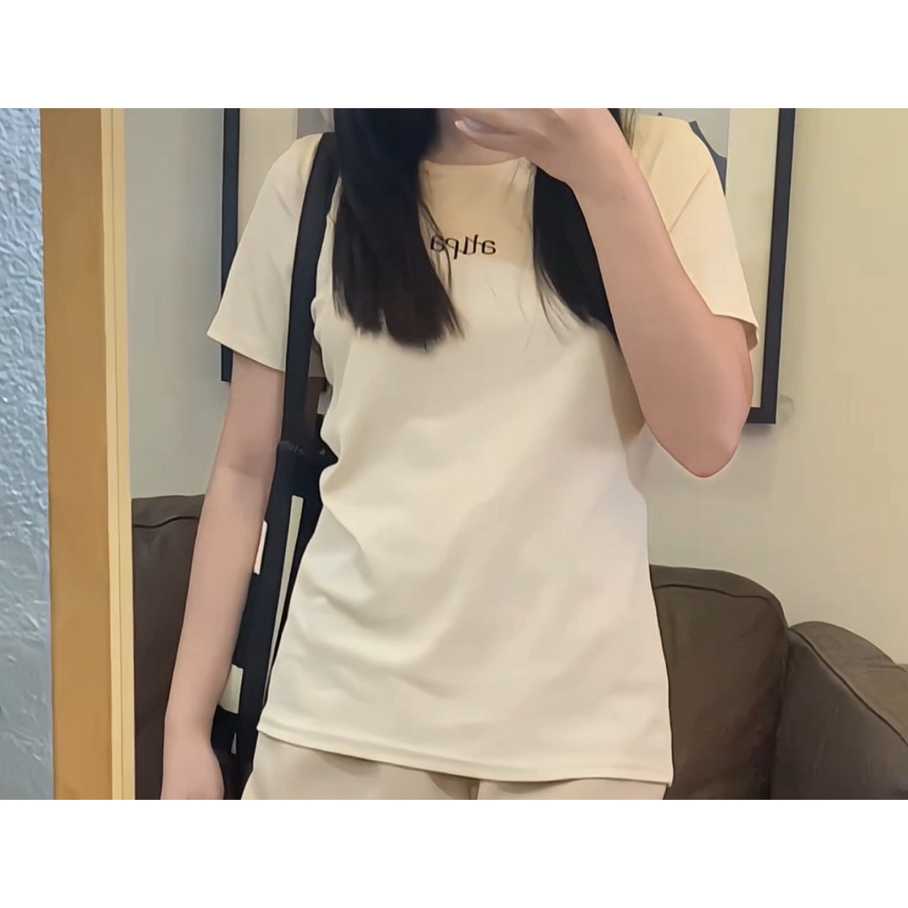 พลังส่ง Atipashop BLAINE RIB T-SHIRT เสื้อยืด แขนสั้น คอกลม