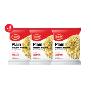 [ แพ็ค 3 ซอง ] Harim ฮาริม มาม่าเกาหลีเส้นเปล่า แบบไม่มีเครื่องปรุง เส้นเปล่า Sunurikfood| Plain Instant Noodle