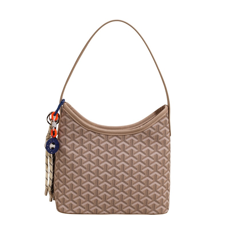 KKK กระเป๋าสะพายไหล่แฟชั่นผู้หญิงรุ่นเกาหลีกระเป๋าถือความจุขนาดใหญ่ที่เรียบง่าย