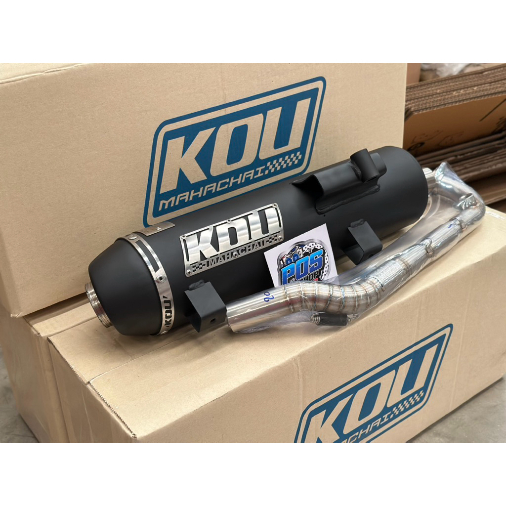 ท่อกู่มหาชัย Pcx160 21-26 ผ่าหมก ข้างOpen  แบบใส่กันร้อน ตรงรุ่น คอ Z คอเลส พร้อมจัดส่ง