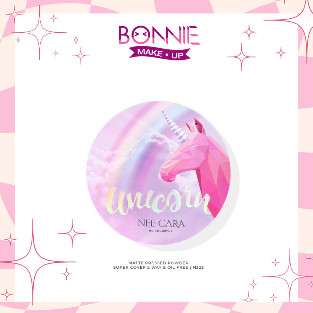 นีคาร่า N333 แป้งพัฟทูเวย์ ของแท้ 100% BE COLORFUL MATTE PRESS POWDER