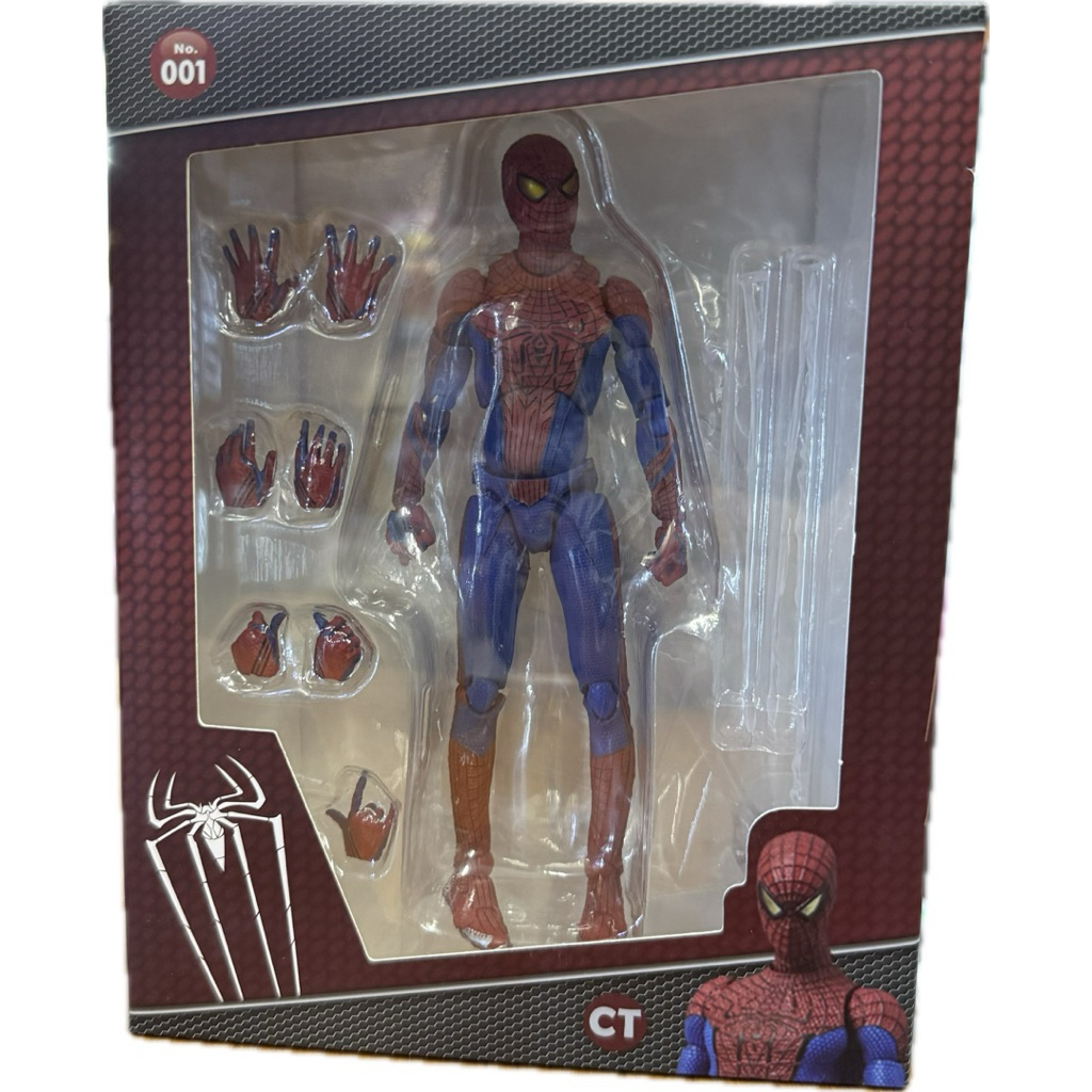 🔥พร้อมส่งจากไทย🔥Model Spiderman No001  CT TOYS สูง 14-15เซ็น