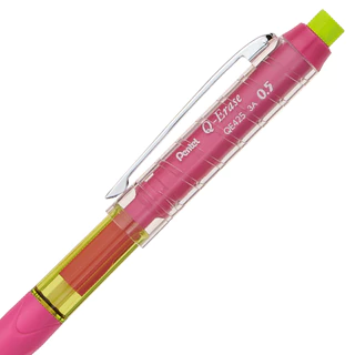 Pentel QE425 ดินสอกด เพนเทล พร้อมยางลบปลายด้าม ขนาด 0.5 มม