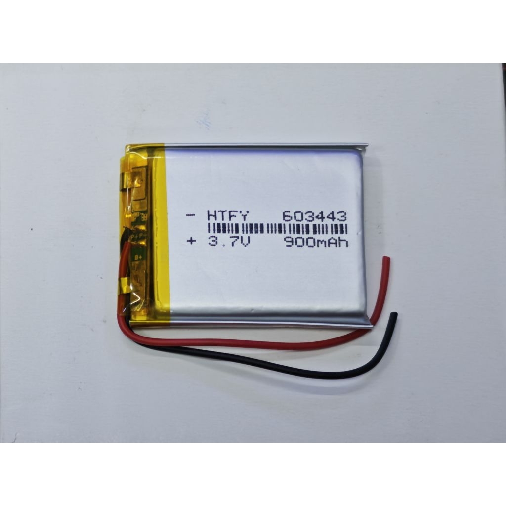 แบตเตอรี่3.7v 900mah.（603443）