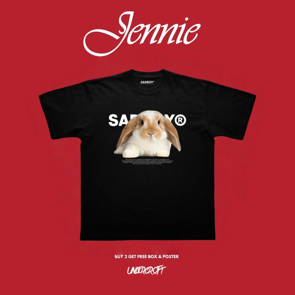 [ ส่งด่วน ] SADBOY® | Holland Lop | 100% Organic Cotton