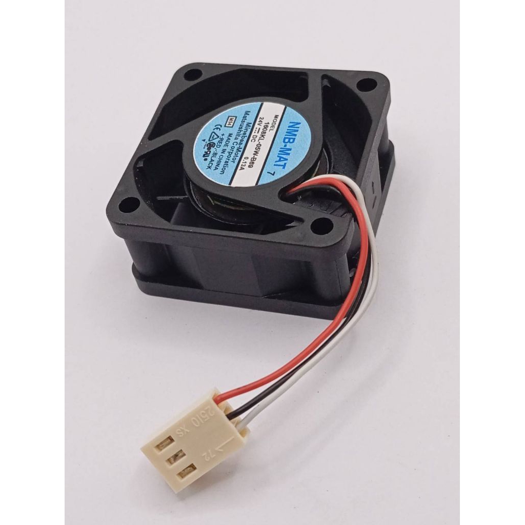 พัดลม NMB 1608KL-05W-B69 ขนาด: 40*40*20มม. แรงดันไฟฟ้า: 24V 1608KL-05W-B69 0.13 A แจ็ค3พิน