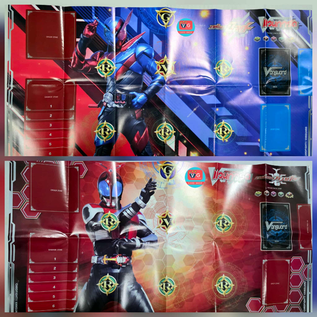 Playmat สนามกระดาษ เพลแมท Masked Rider Kabuto Build Cardfight vanguard Camen Rider