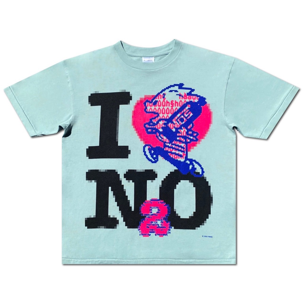 Homeward Bound เสื้อยืดคอกลม I <3 N2O Tee (สีBlue Gum)