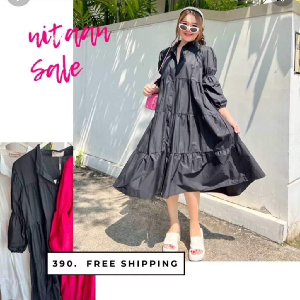 เดรสมือสอง แบรนด์ nitaan by korea