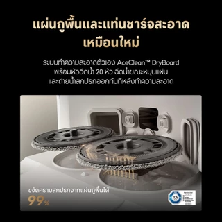 [NEW] Dreame L50 Ultra CE Robot Vacuum Cleaner ดูดแรง25,000Pa ล้างผ้าด้วยน้ำร้อน80℃ ไม่พันขน ควบคุมผ่านแอป อัตโนมัติ
