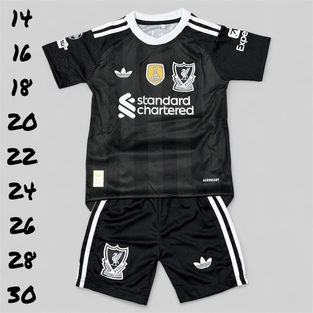 New ชุดบอลชุดกีฬาเด็กเสื้อพร้อมกางเกงผ้านิ่มเย็นใส่สบายขนาดไซร้เด็ก1ขวบถึง13ขวบ