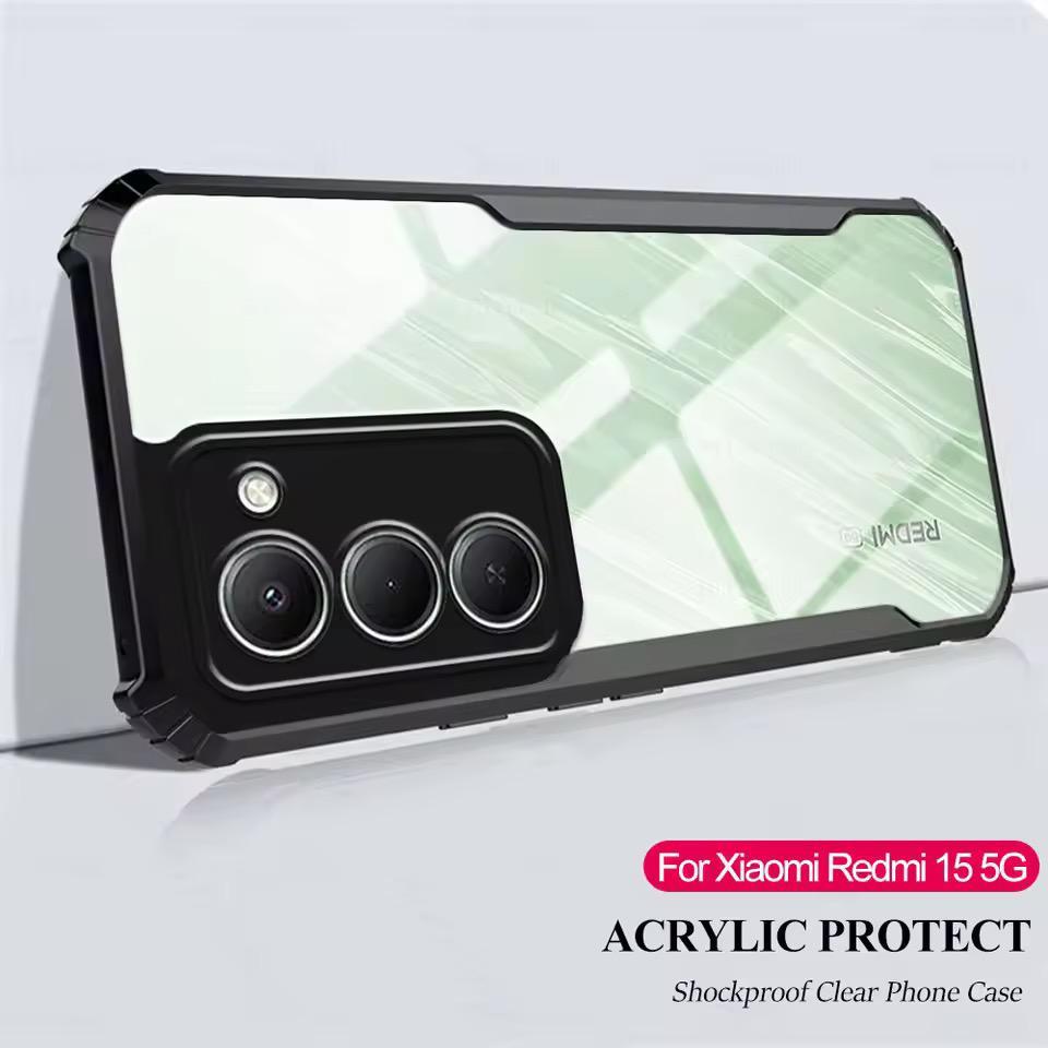 เคสหลังใส กันกระแทก สำหรับ Xiaomi Redmi 15 5G เคสเรดมี case เคสกันกระแทก เคสโทรศัพท์
