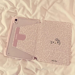 🚀จัดส่งทันที🚀เคสไอแพด การหมุน 360 องศา Hellokitty Gen12/11 Pro13 Air7/6 11 Gen9 การ์ตูน เคสiPad Gen6
