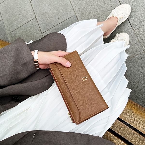 RAINBOU محفظة طويلة جلد بقري SLIMFOLD — صورة 2