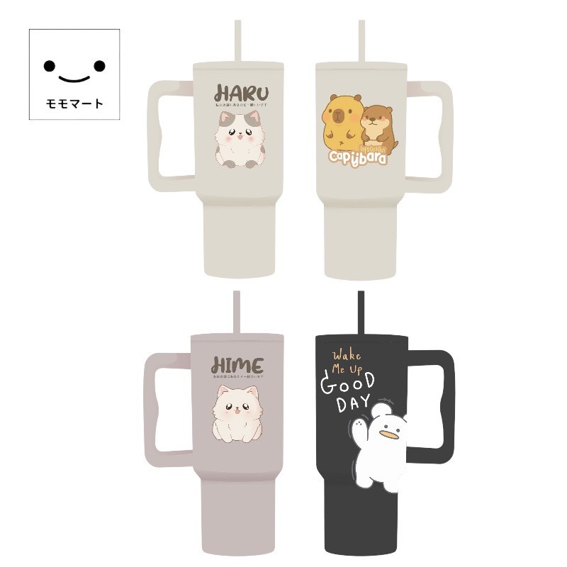 MOMOMART แก้วเก็บอุณหภูมิ ลาย Character MOMOน่ารัก แก้วน้ำสแตนเลส 30 Oz มีลายแบบให้เลือก