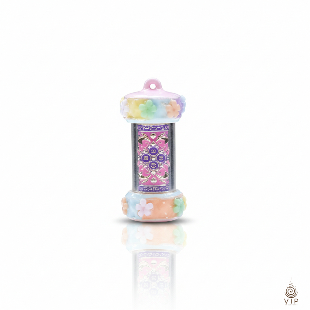 ✨ ตะกรุดนางรับจิ๋ว (กรอบดอกไม้) 🌸 รับแล้วรับอีก | Nang Rub Mini Takrud ✨ | 小情缘符管 花框佛牌 💖