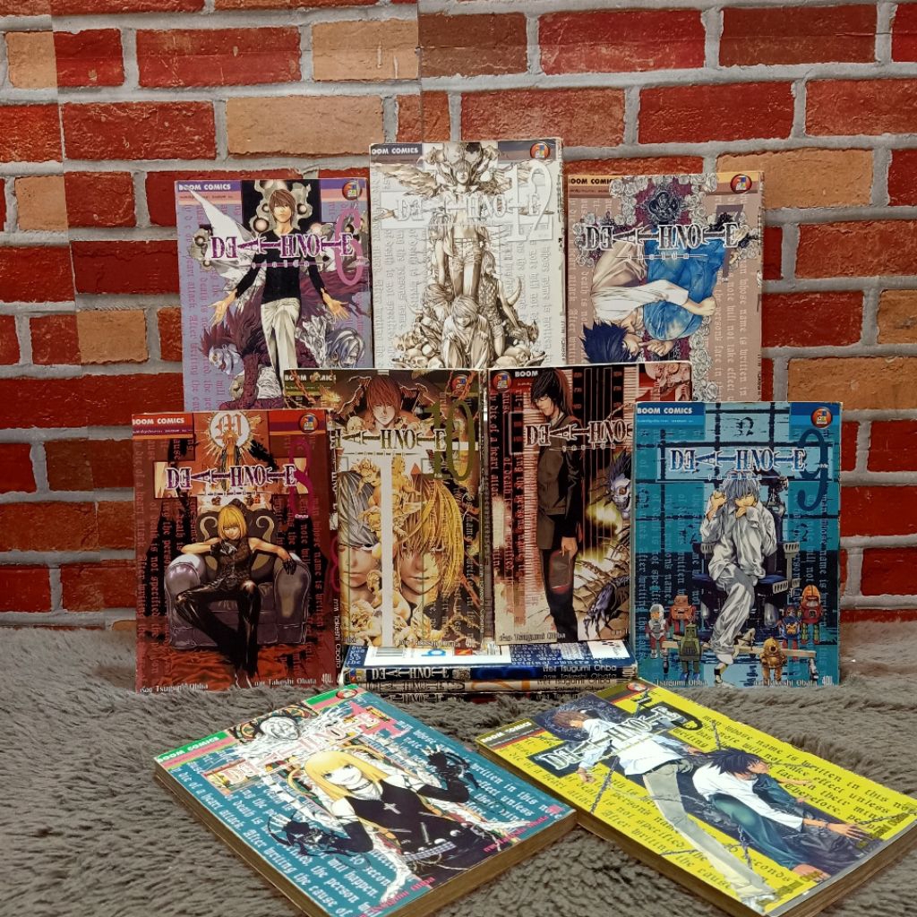 📚🐰💸 หนังสือการ์ตูนเรื่อง death note ชุด 1-12 เล่ม AB3417