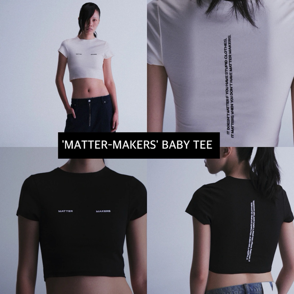 พร้อมส่ง ✅ MATTER-MAKERS' BABY TEE ของแท้ 100%