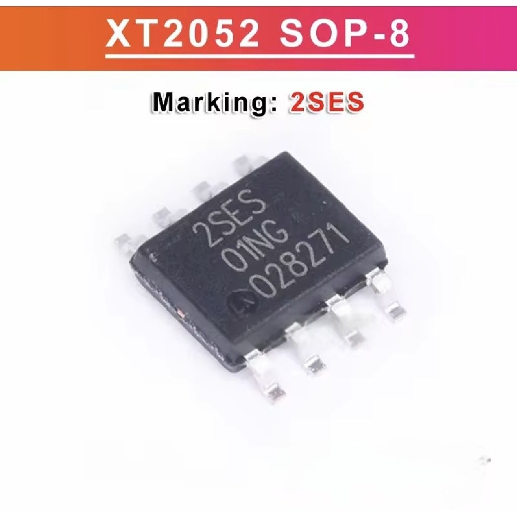 XT2052 Linear Battery Management Chip (Smd 8ขา)(Mark Code 2SES)
