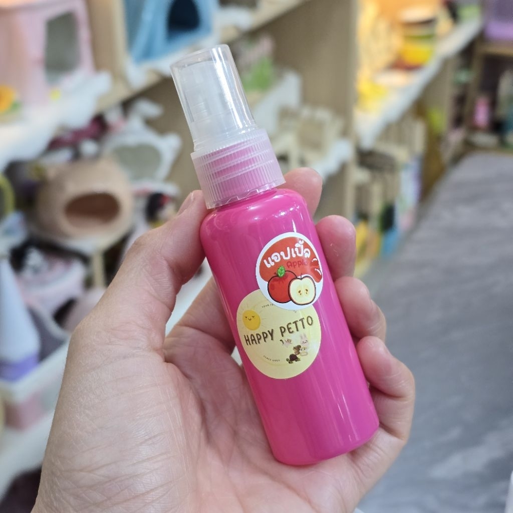 Happy Petto สเปรย์ทำความสะอาดกรงสัตว์เลี้ยง ปลอดภัย ใช้เช็ดทำความสะอาดบริเวณที่เปื้อน หรือทั่วทั้งกรงได้เลย ขนาด 50 ml - รูปที่ 2