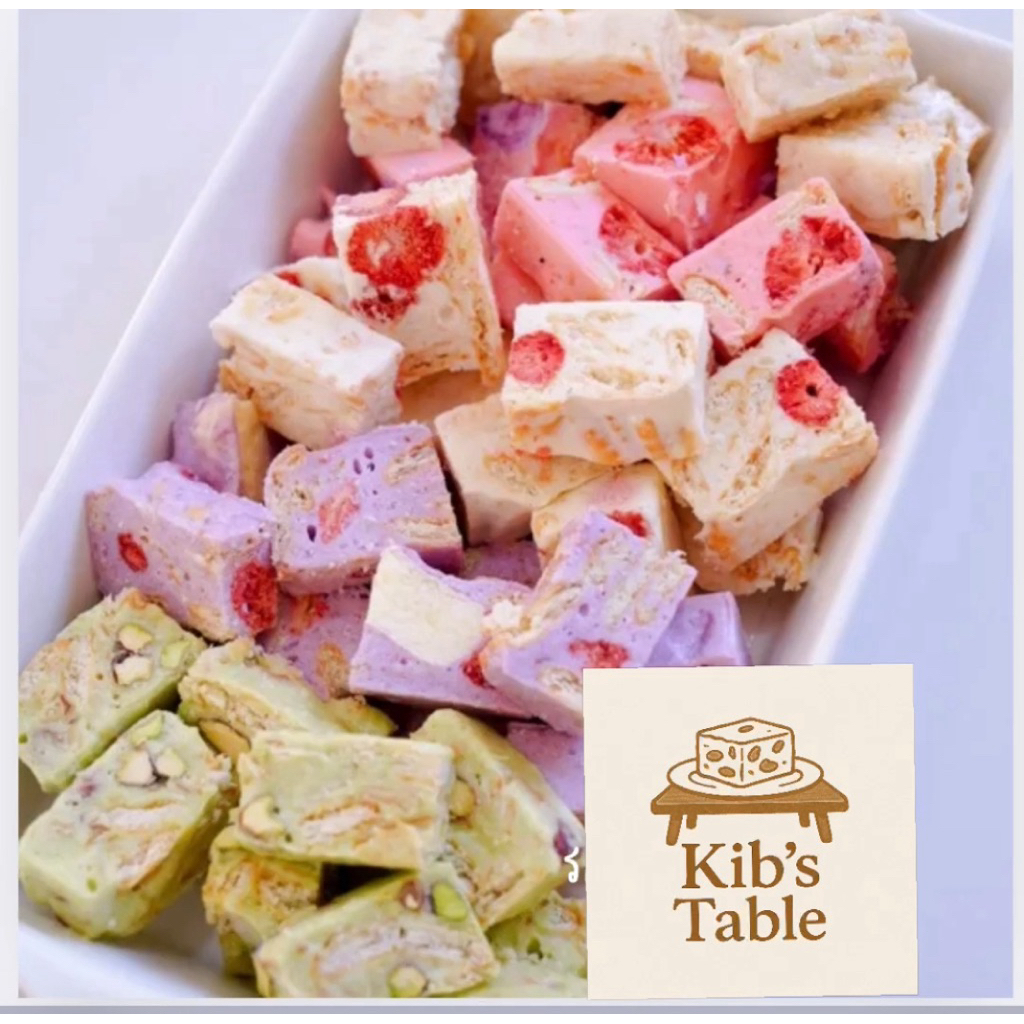 Kib’s Table นูกัตโฮมเมด (แบบ8 ชิ้นค่ะ)ครัวเล็กๆแต่ตัังใจเสิร์ฟ😊