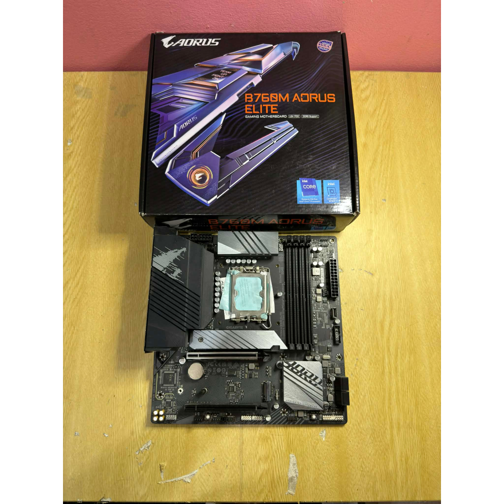 ขายMBมือสอง GIGABYTE B760M AORUS ELITE DDR5 LGA-1700