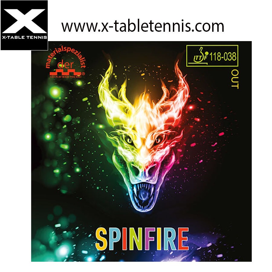 ยางเม็ดสั้น der-materialspezialist รุ่น Spinfire
