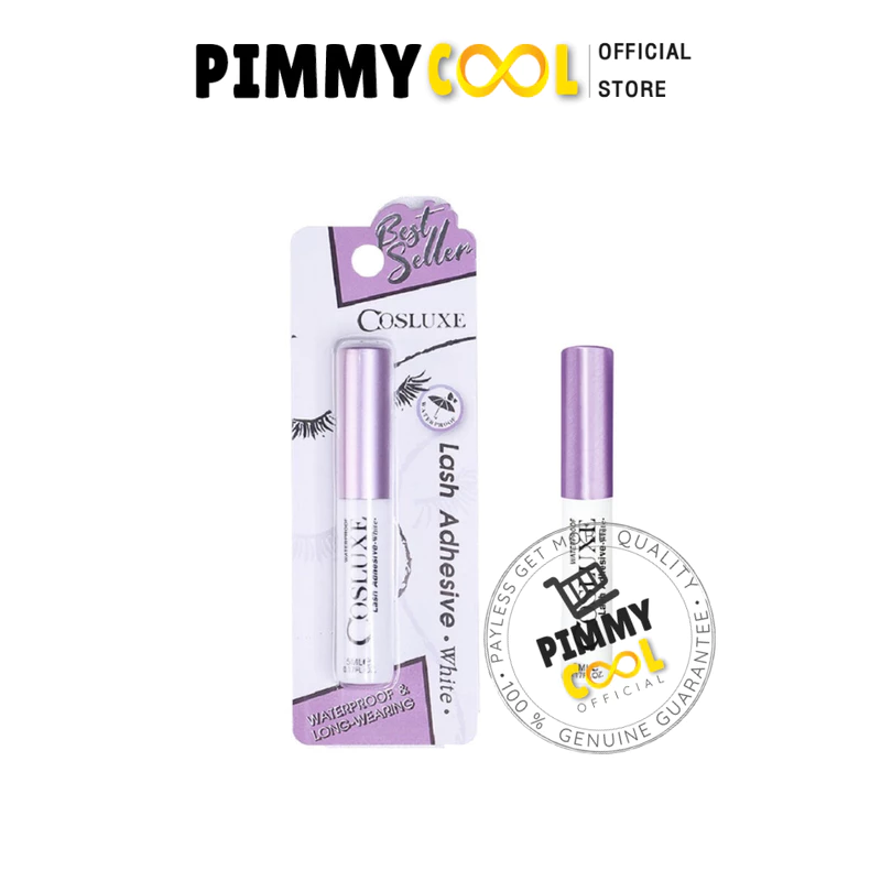 Cosluxe คอสลุกส์ กาวติดขนตา สีขาว คุณภาพดี แน่นหนึบ ติดทนทั้งวัน 5ml.