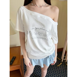 Cintage♡ CT2008 เสื้อเว้าไหล่sunshine319 🌟