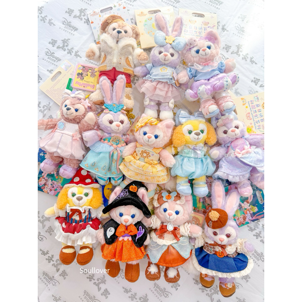 • พร้อมส่ง •พวงกุญแจห้อยกระเป๋า Duffy and friend จาก Shanghai Disney Land