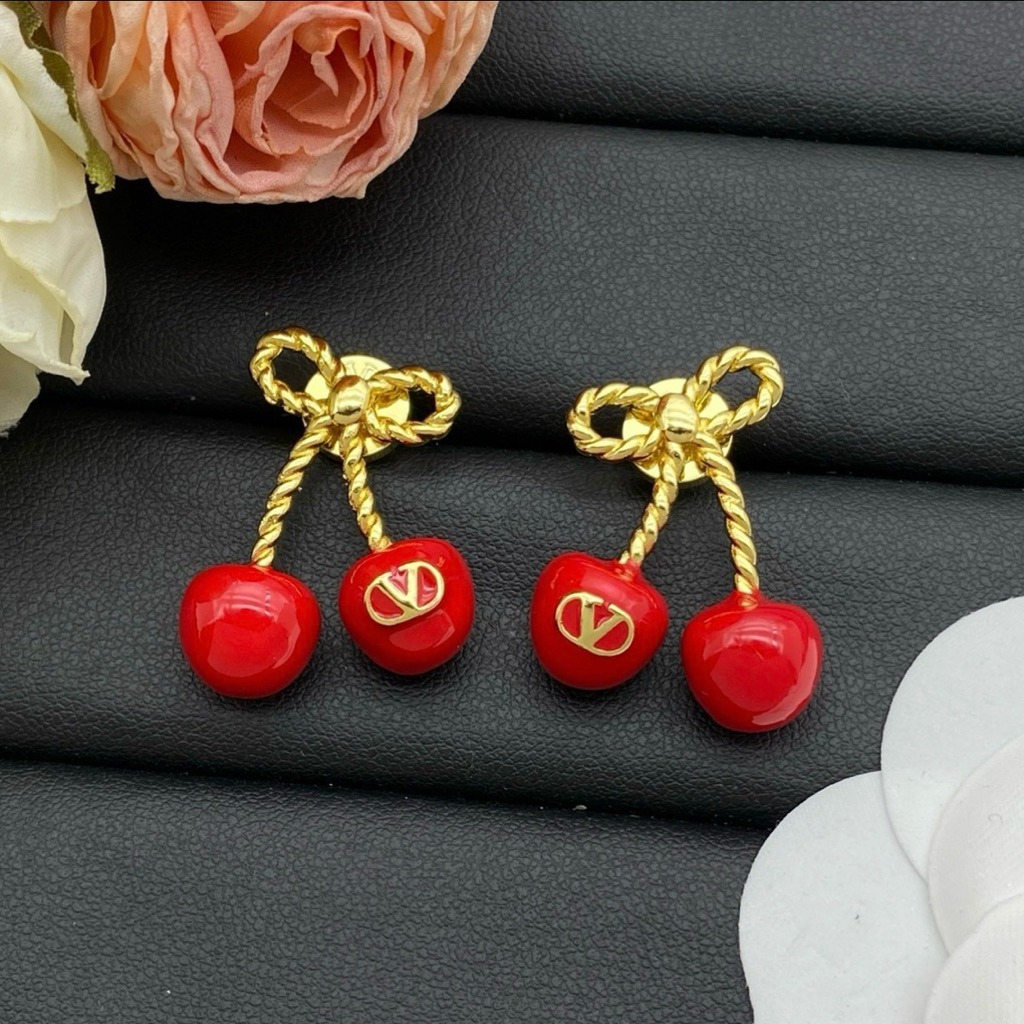 ต่างหูเชอรรี่ VLTN CHERRY EARRINGs