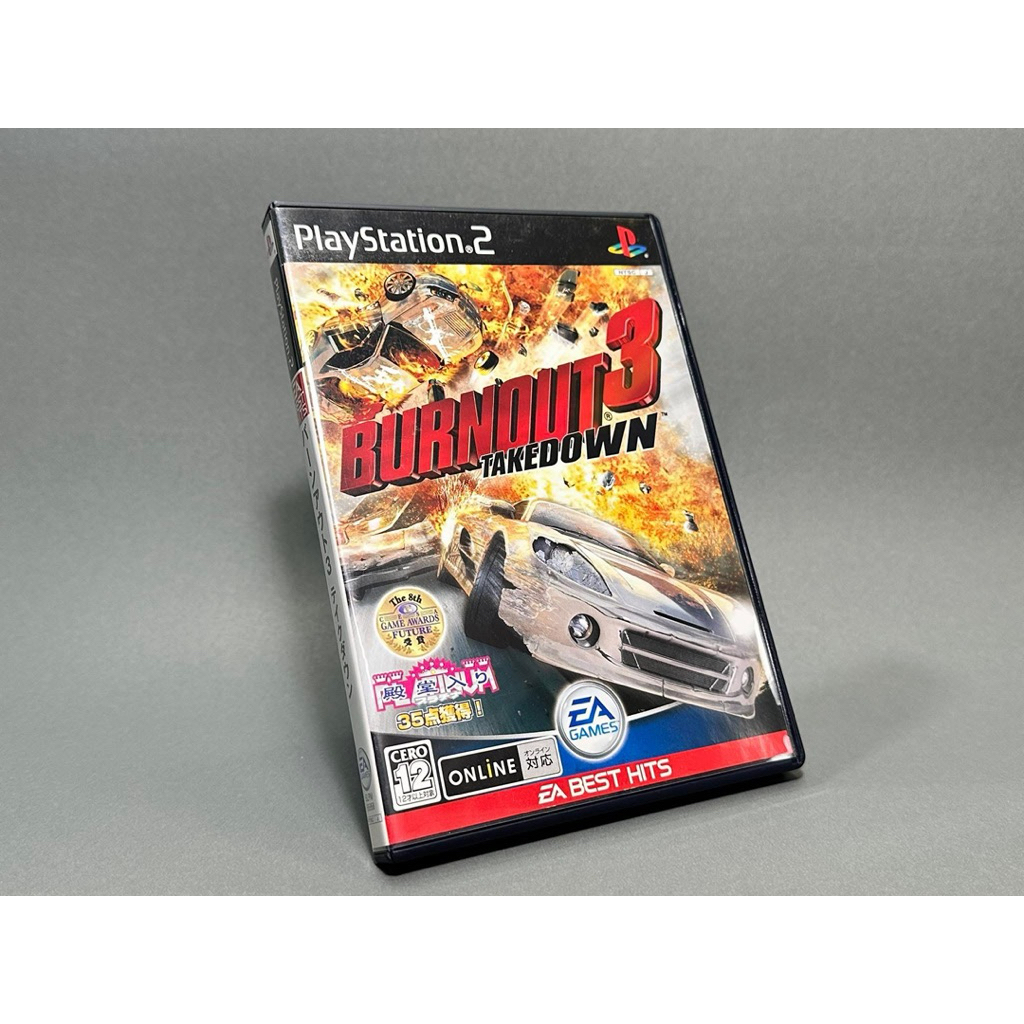 (1) แผ่นแท้ Play Station 2(japan)(ps2)  Burnout 3: Takedown (EA Best Hits)