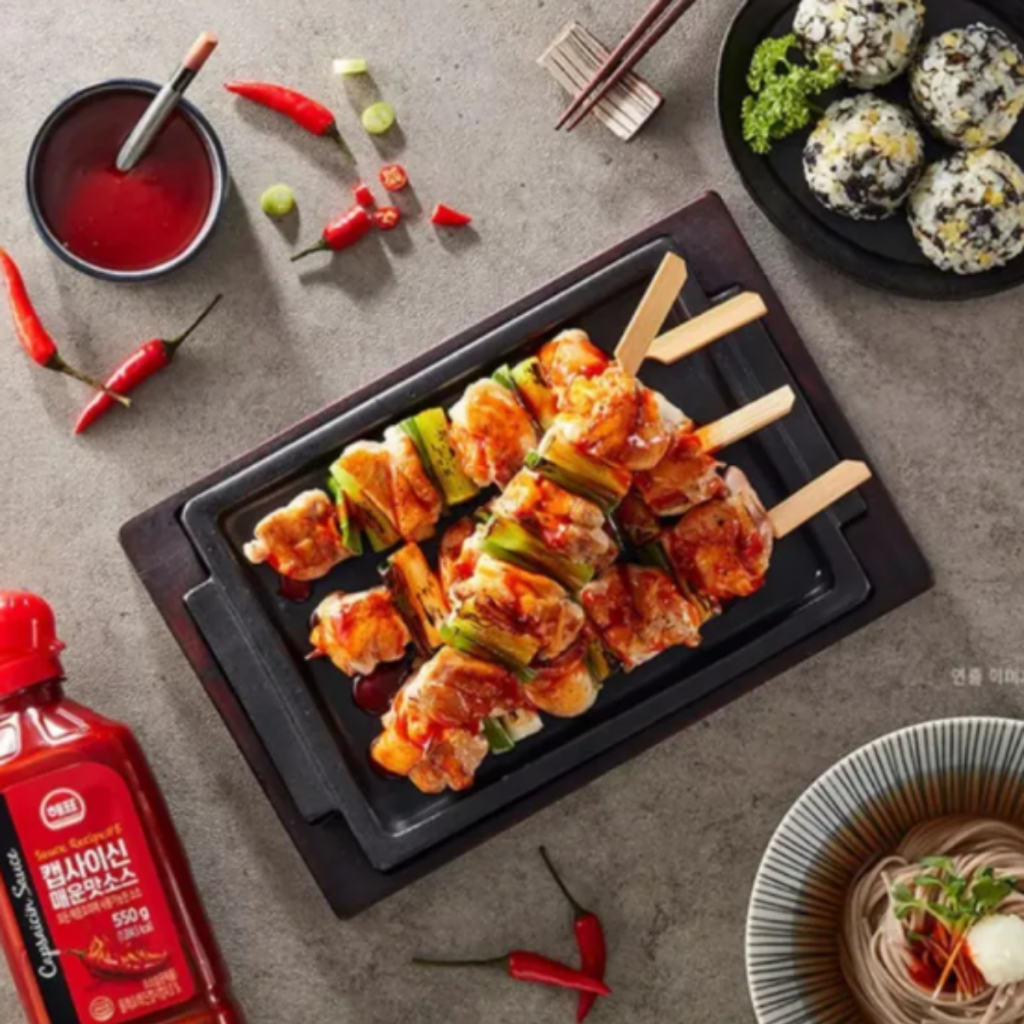 ซอสพริกเผ็ดแคปไซซินเกาหลี  캡사이신소스-청우 Capsaicin Super Hot & Spicy Sauce 550g – Cheongwoo พร้อมส่ง ราคา ถูกที่สุด ดีลบีเคเค แกลเลอรีภาพที่ 3
