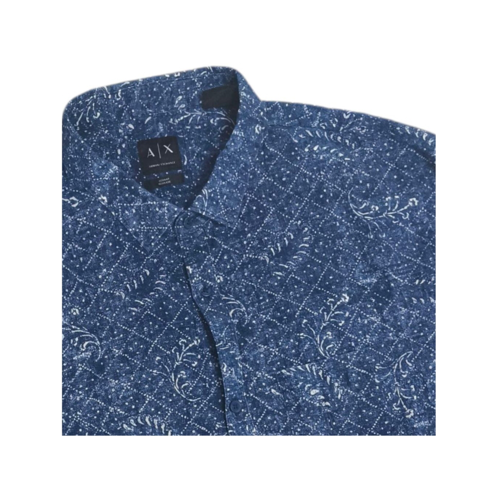 ARMANI EXCHANGE แท้สวยเลย มือสองญี่ปุ่น สภาพสวยใหม่มาก Size(อก48"/ไหล่ 19"/ยาว 30"แขนยาว26นิ้ว)