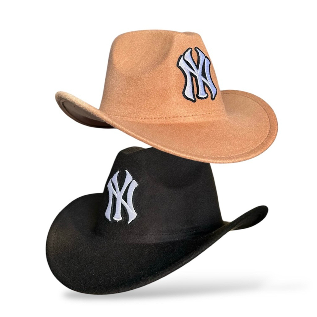 หมวกคาวบอย NY [NY COWBOY HAT ]✅ สไตล์ยุควินเทจ