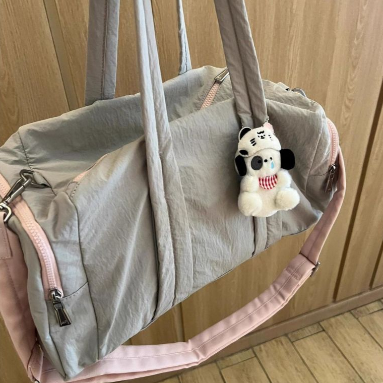[พร้อมส่งในไทย] กระเป๋าขนาดใหญ่สำหรับเดินทาง กระเป๋าใส่ของสุดสัปดาห์ กระเป๋าเดินทางแบบดัฟเฟิล กันน้ำ travel bag ราคา ถูกที่สุด ดีลบีเคเค แกลเลอรีภาพที่ 8