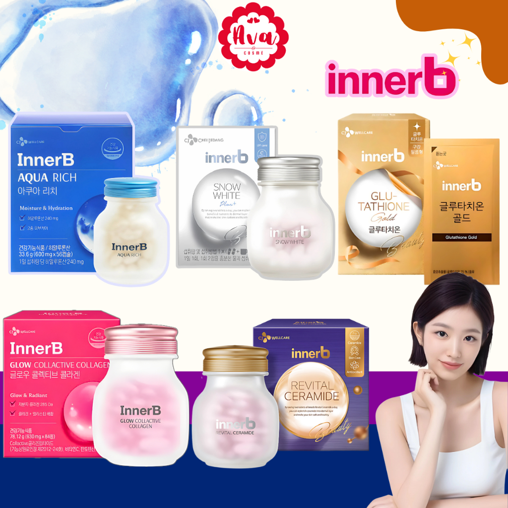 อินเนอร์บี Innerb Aquarich Double 56 Tables Inner /Snow White / Aqua bank / aqua rich / collactive collagen