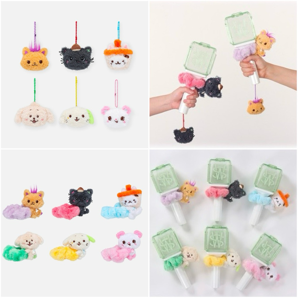 พร้อมส่ง ✨NCT WISH 'INTO THE WISH Our WISH' - FANLIGHT DOLL KEY RING / SCRUNCHIE