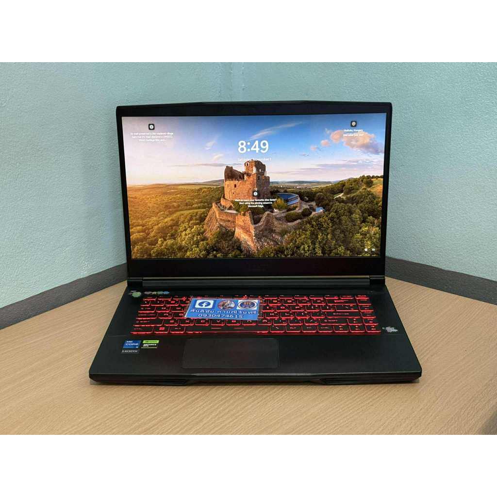 #มังกรแดง สวยๆ ขายถูกๆ MSI GF63 THIN GAMING #i5 & #GEN11 #11400H #RTX3050