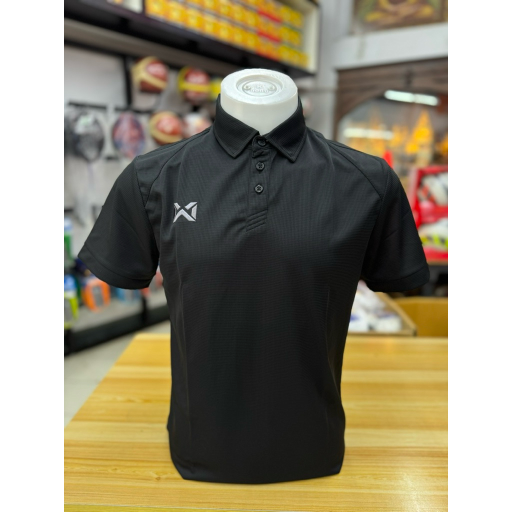 เสื้อโปสีดำ Warrix รุ่น WA-222PLACL34 💥ของแท้💥