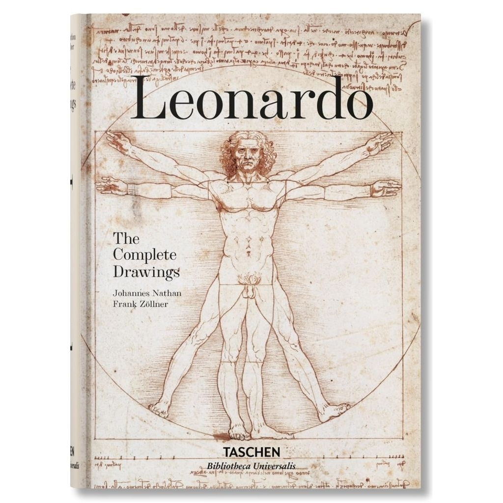 TASCHEN Leonardo. The Complete Drawings (Bibliotheca Universalis) Leonardo Davinci (Hardcover Big bo