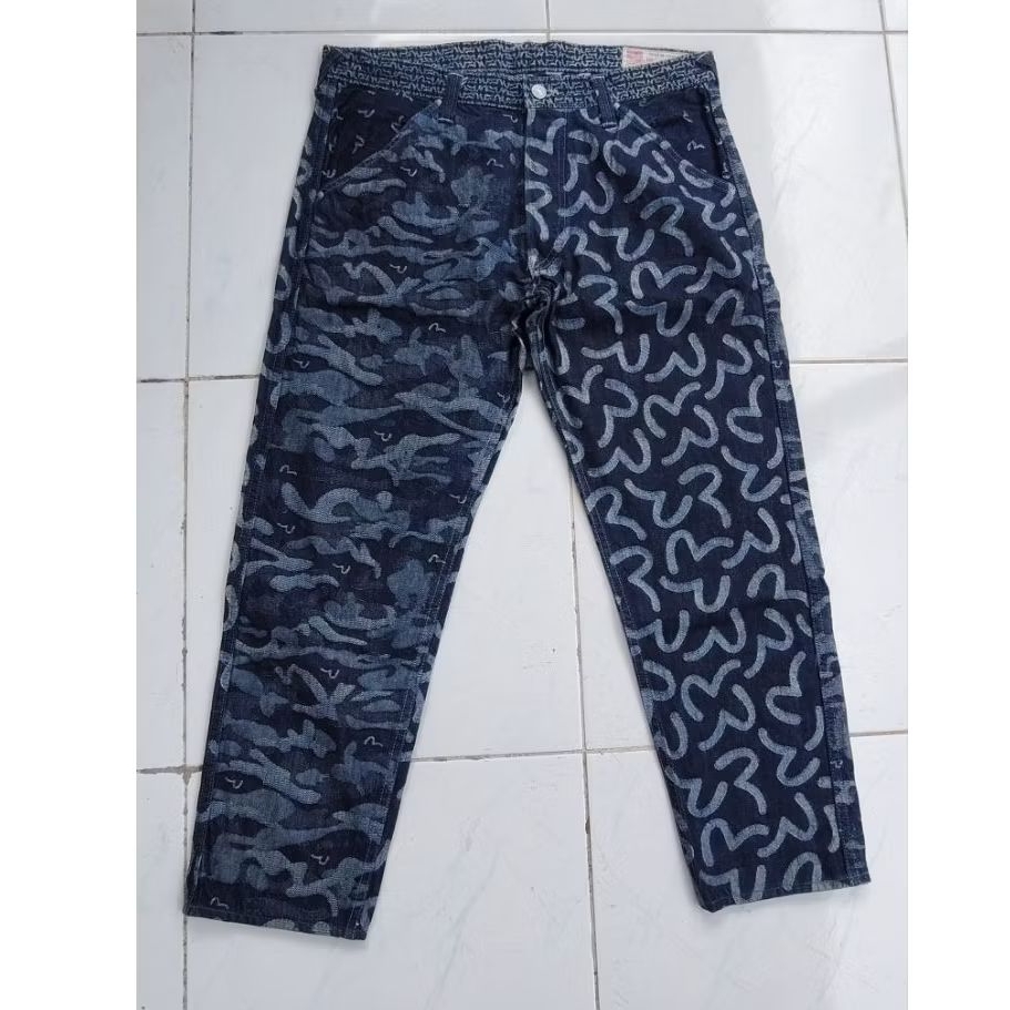 กางเกงยีนส์ Evisu Lot5500 (Jacquard Fabric) สินค้าแท้ ผลิตญี่ปุ่น