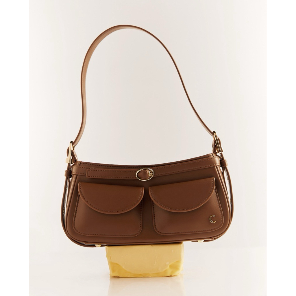 Cozii bag รุ่น Alice พร้อมส่ง 🚛 สีน้ำตาล🤎Lot ล่าสุด (ไม่มีของแถม)