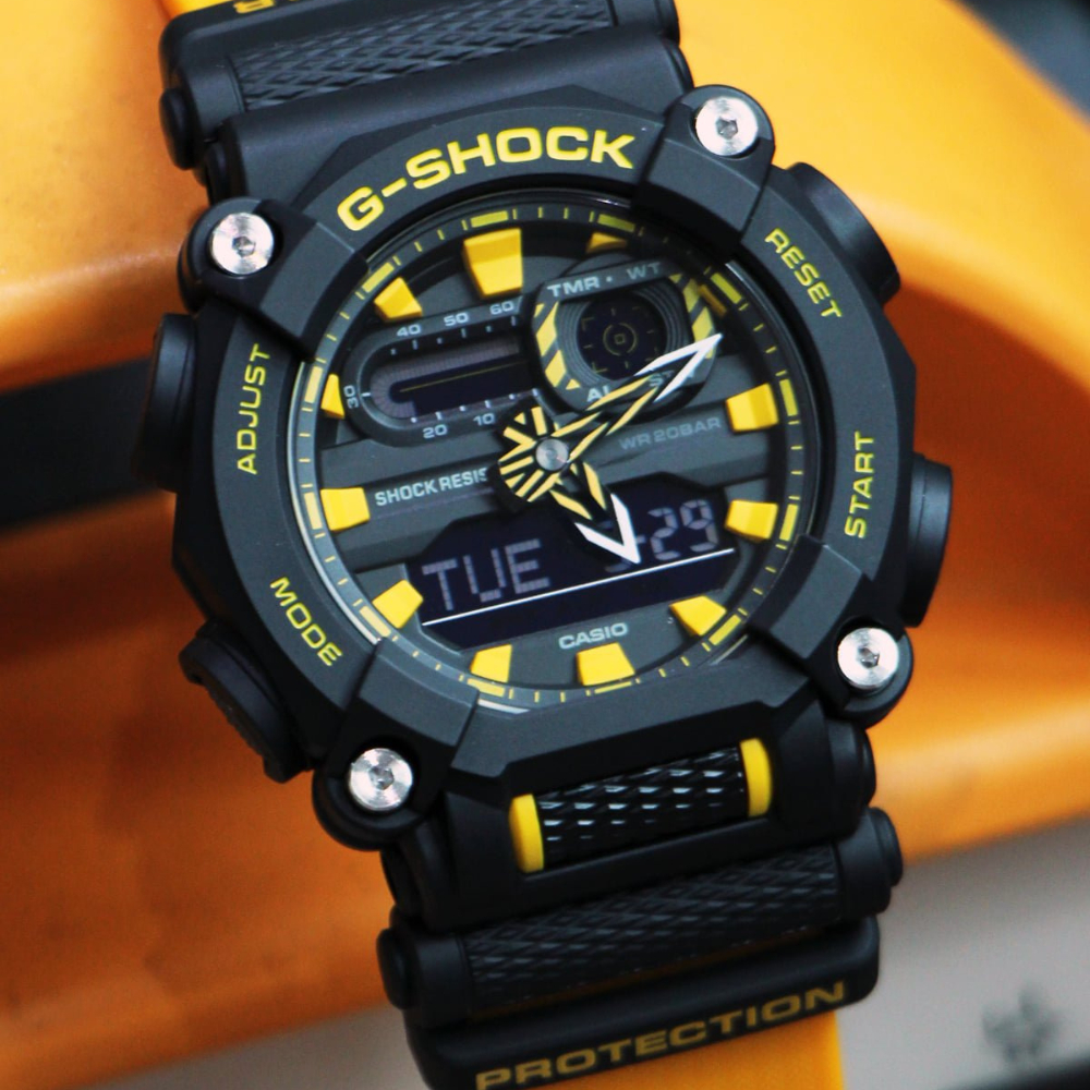Casio G-Shock นาฬิกาข้อมือผู้ชาย สายเรซิน รุ่น  GA-900,GA-900A (GA-900-1A,GA-900A-1A9)